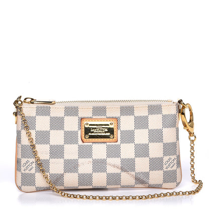 Louis Vuitton Damier Azur Pochette Milla MM 1 of 9
