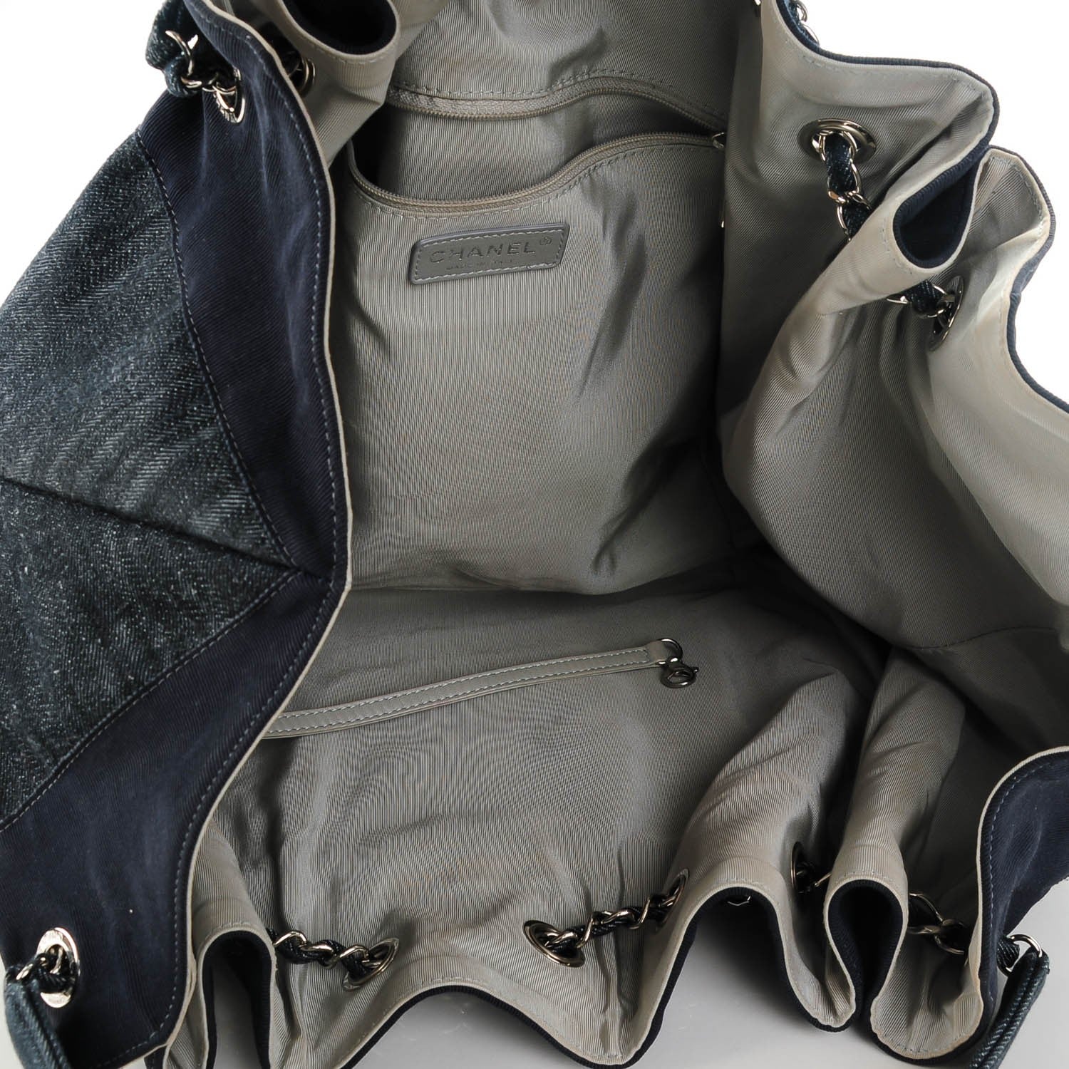 Chanel Denim Stretch Spirit Large Cabas Tote 5 of 7