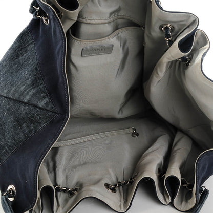 Chanel Denim Stretch Spirit Large Cabas Tote 5 of 7