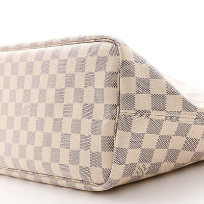 Louis Vuitton Damier Azur Neo Neverfull MM Rose Ballerine 10 of 10