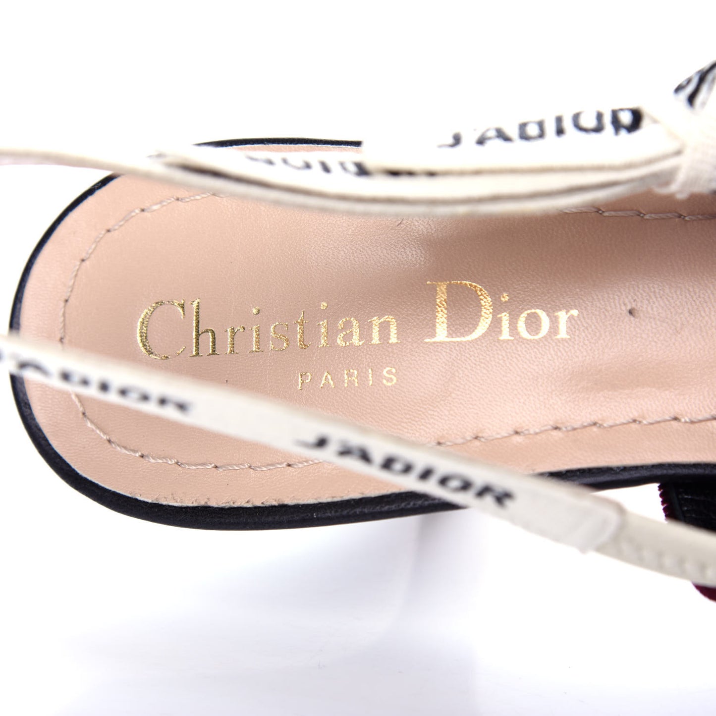 Velvet Ribbon J'Adior Slingback 65mm Pumps 38.5 Deep Amaranth