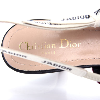 Christian Dior Velvet Ribbon J'Adior Slingback 65mm Pumps 38.5 Deep Amaranth 8 of 11