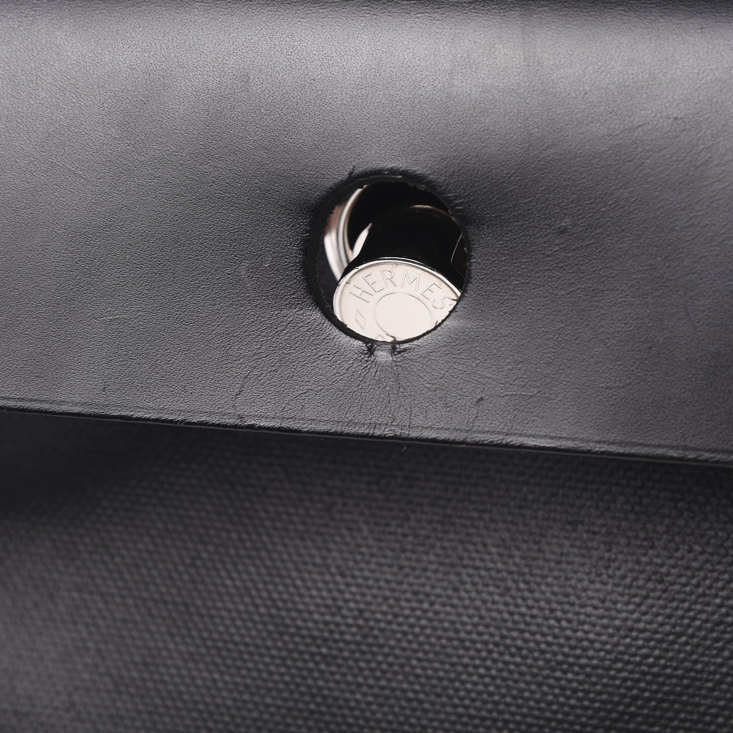 Hermes Toile H Berline Vache Hunter Herbag Zip PM 31 Black Ecru 12 of 13