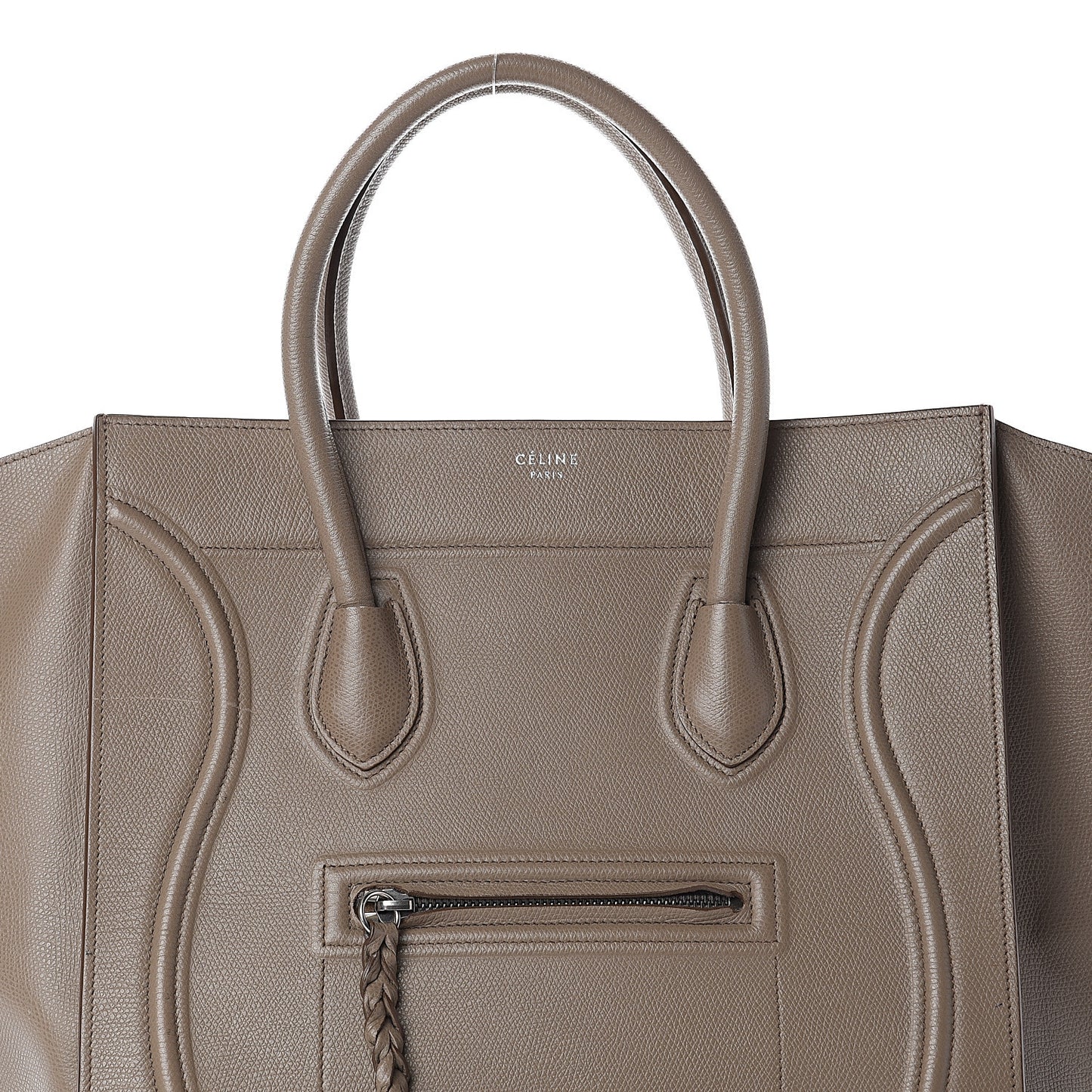 Baby Grained Calfskin Mini Luggage Dune