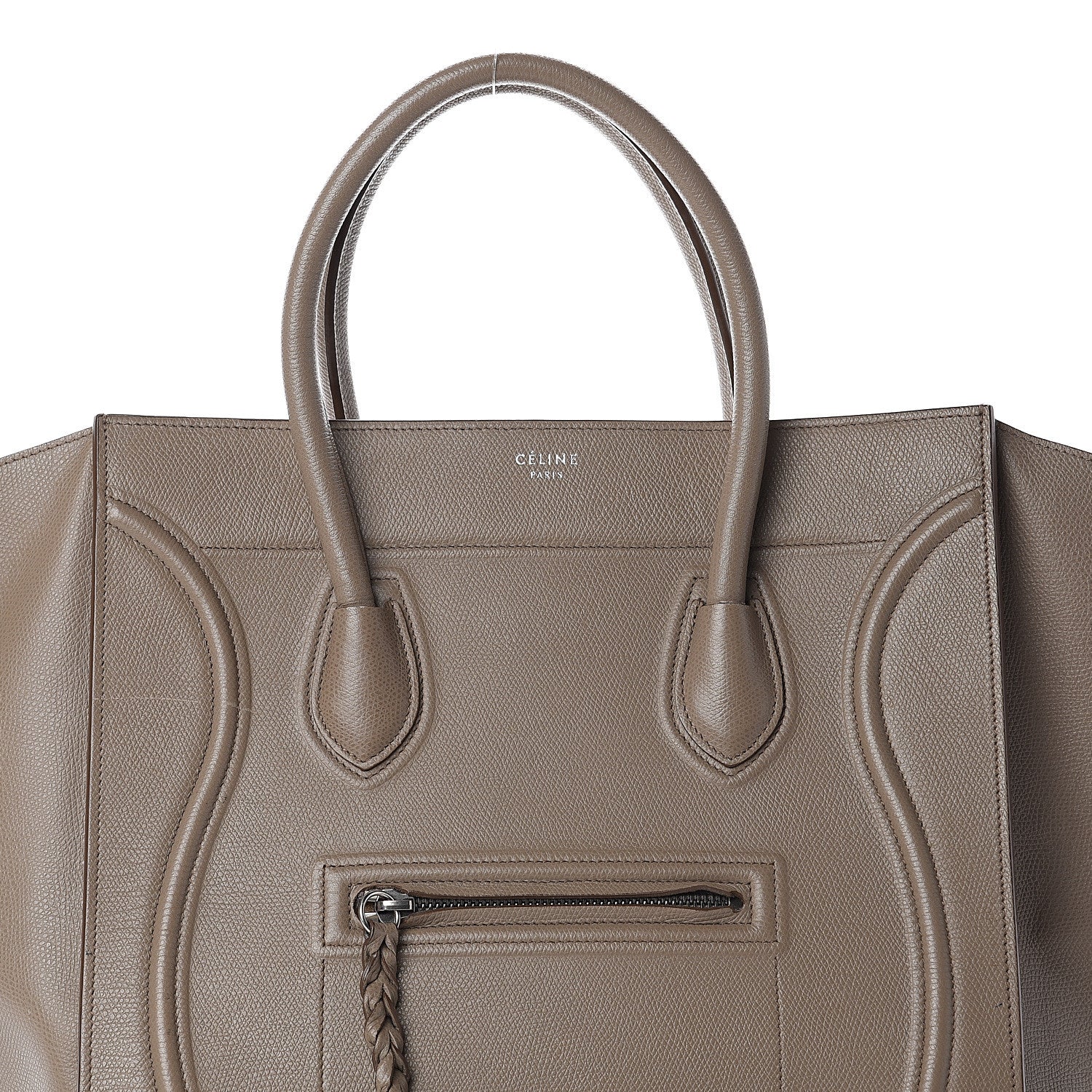 Celine Baby Grained Calfskin Mini Luggage Dune 6 of 8