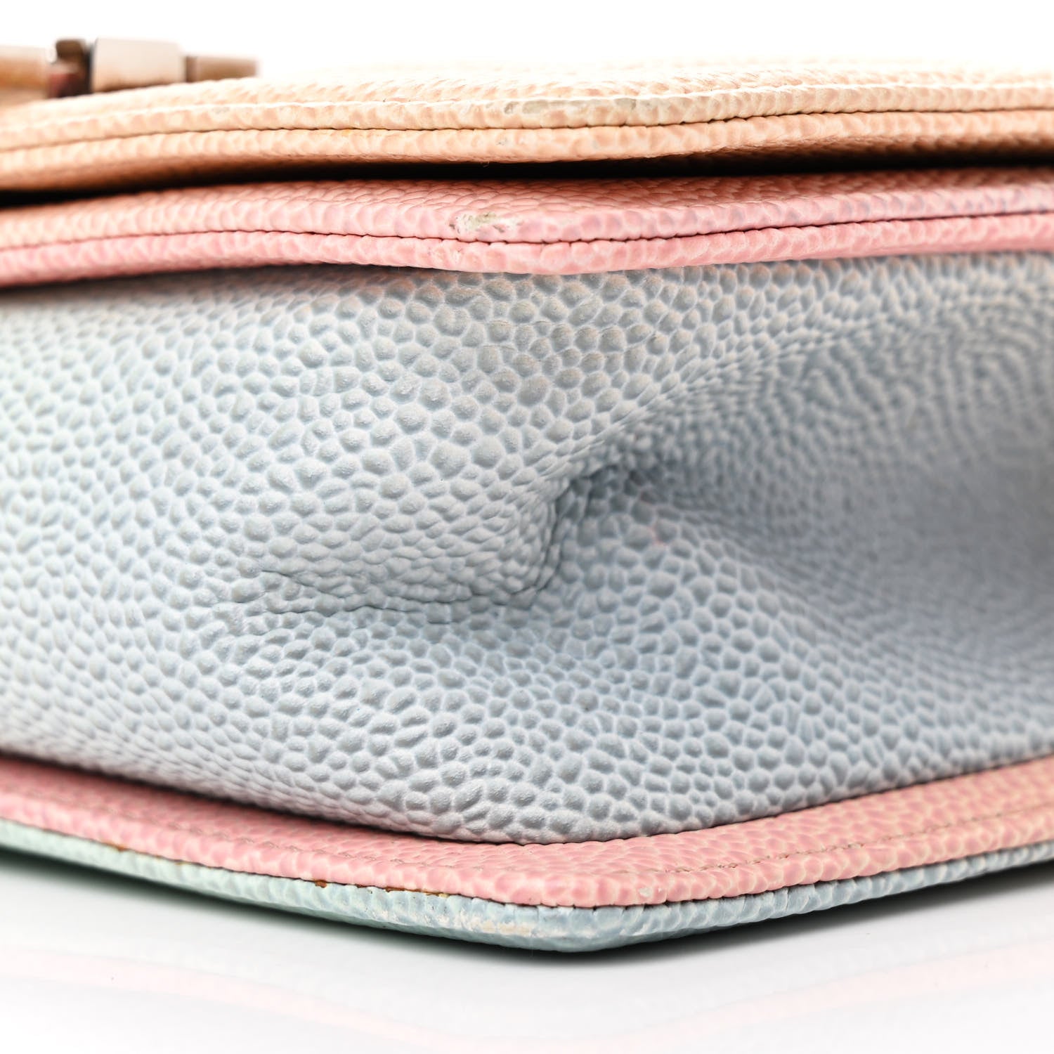 Chanel Caviar Quilted Small Cuba Rainbow Boy Flap Multicolor 10 of 12