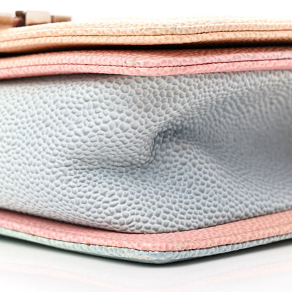 Chanel Caviar Quilted Small Cuba Rainbow Boy Flap Multicolor 10 of 12