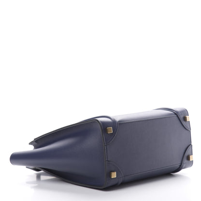 Celine Smooth Calfskin Micro Luggage Ink 3 of 10