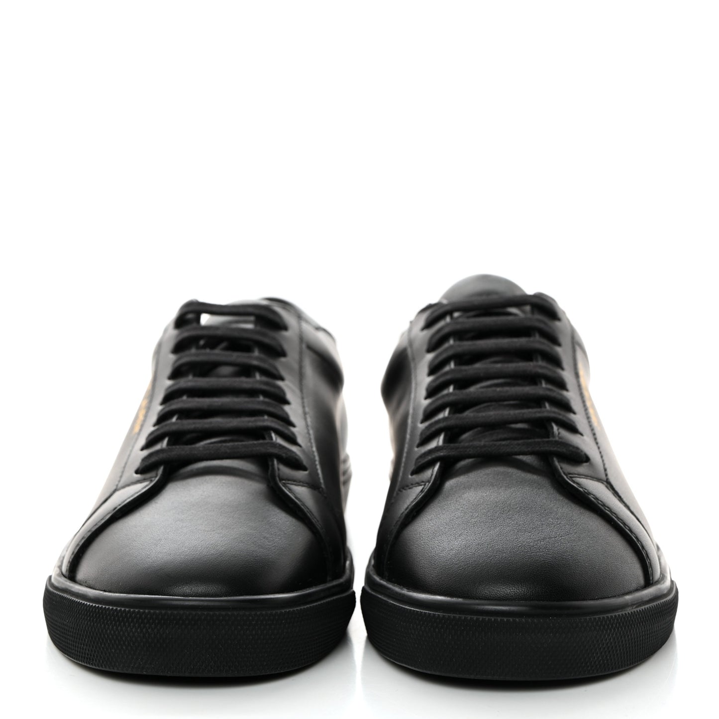 Calfskin Andy Low Top Sneakers 39 Black