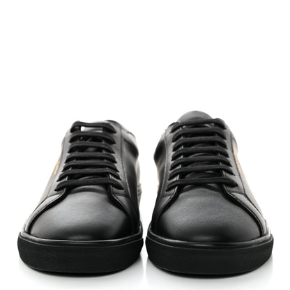 Saint Laurent Calfskin Andy Low Top Sneakers 39 Black 2 of 8