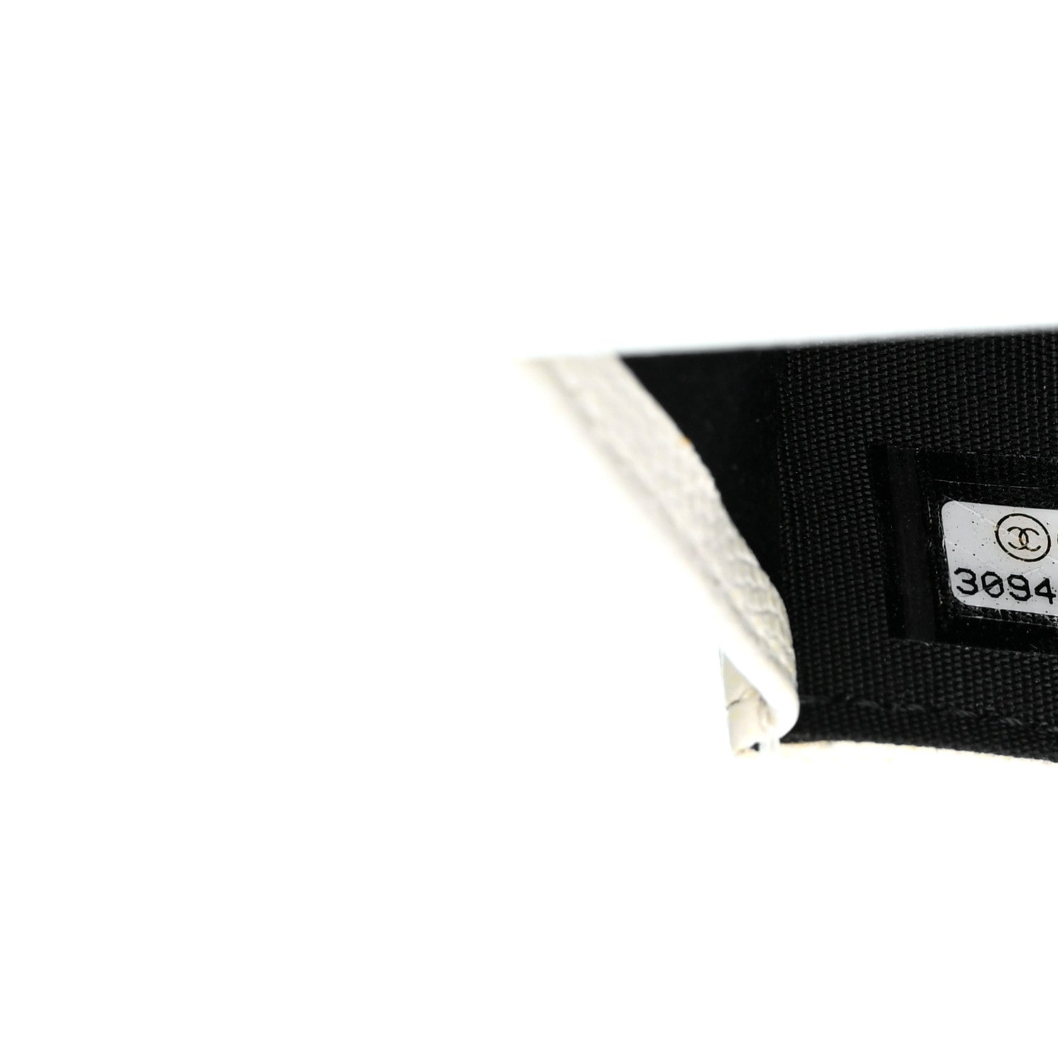 Chanel Caviar Quilted My Everything Belt Flap Card Holder White 7 of 10