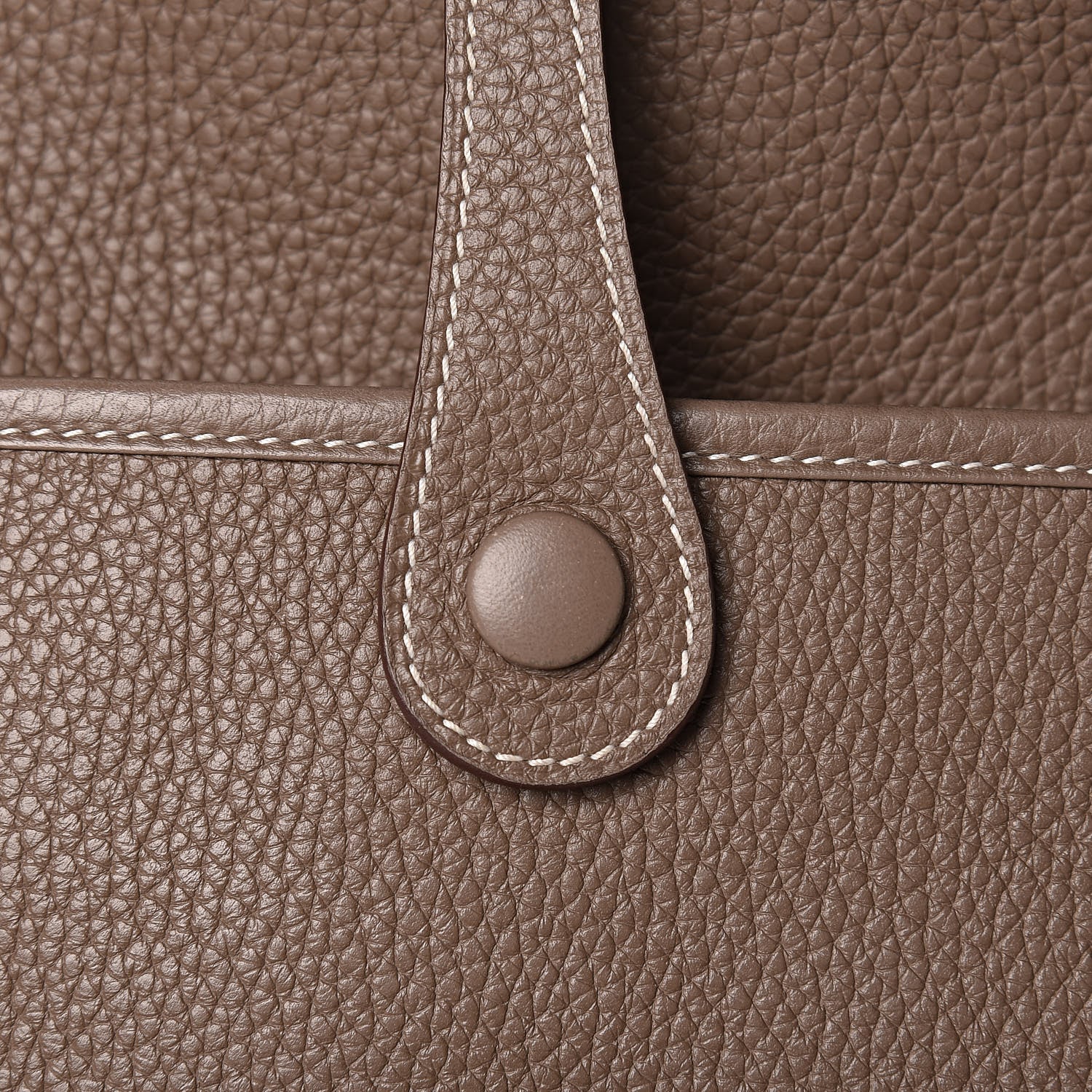 Hermes Taurillon Clemence Evelyne III PM Etoupe 9 of 14