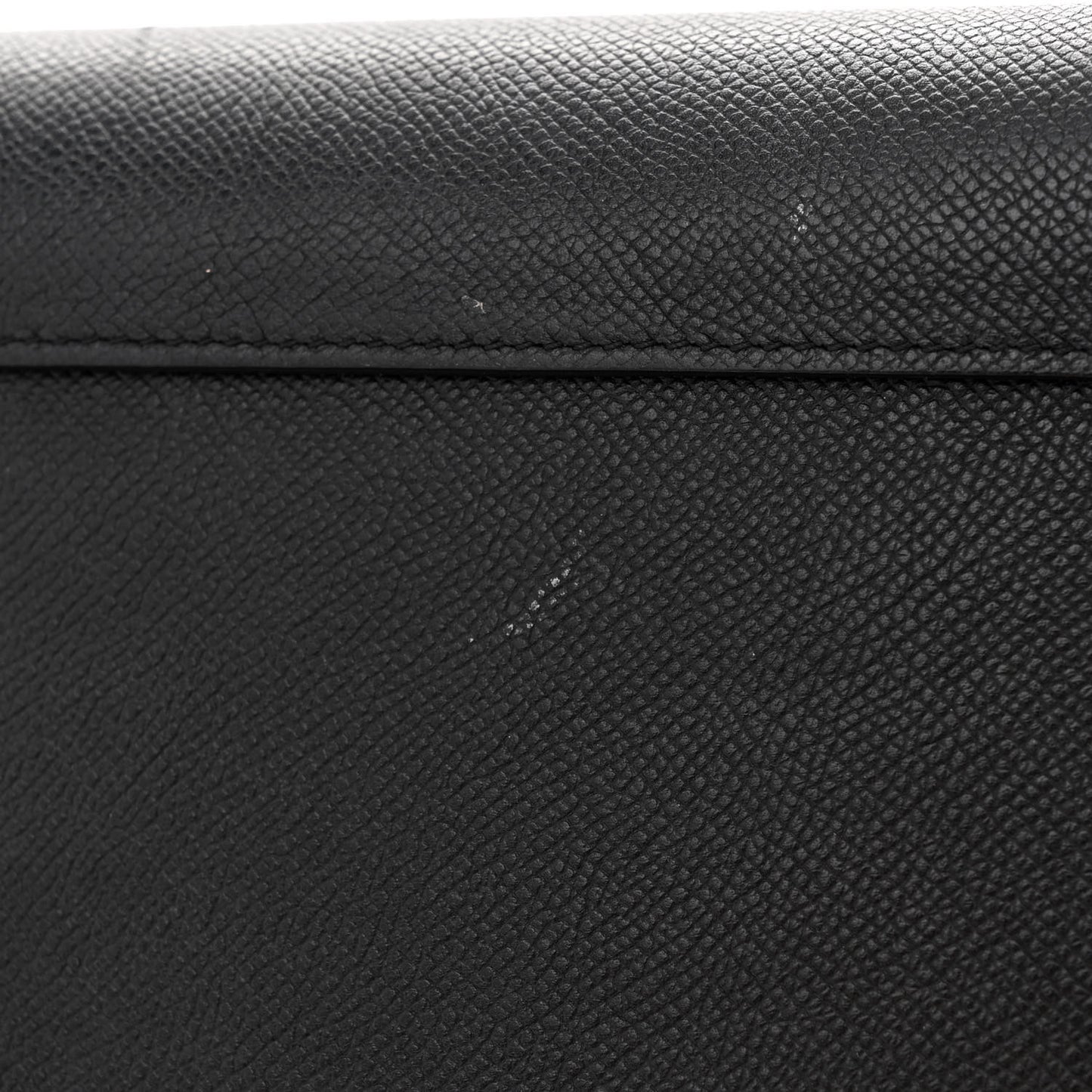 Grained Calfskin Mini Belt Bag Black