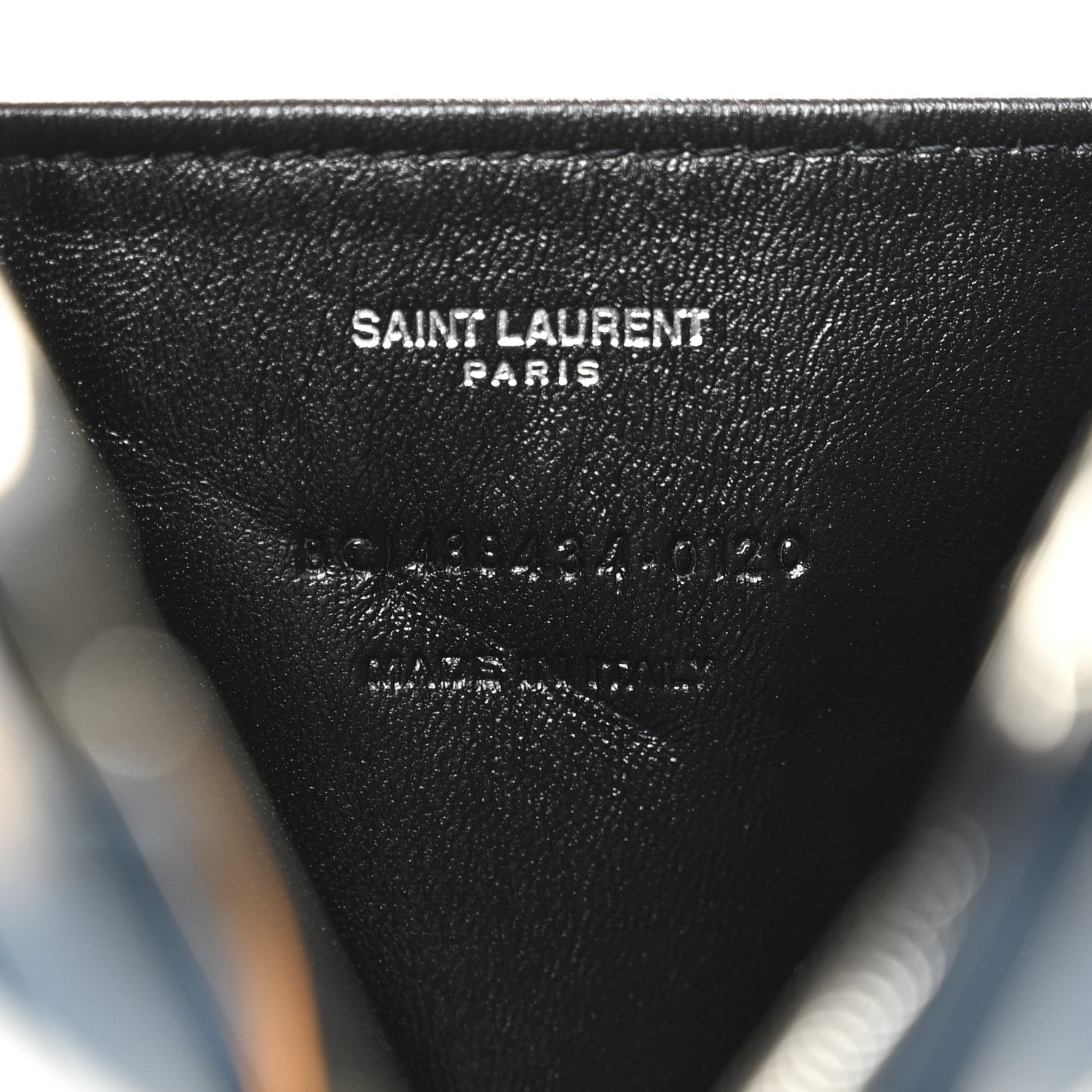Saint Laurent Heart Monogram Love Box Crossbody Silver 6 of 10