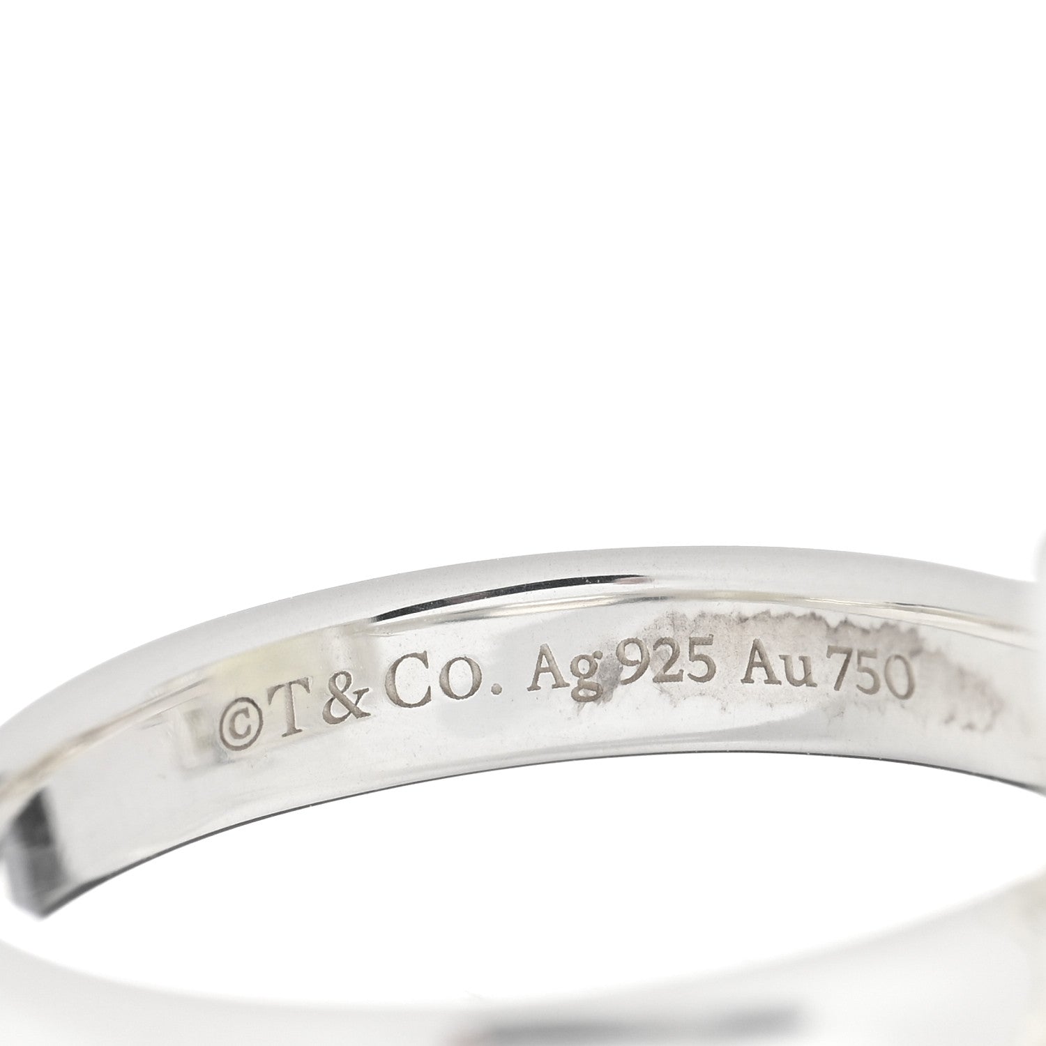 Tiffany Sterling Silver 18K Yellow Gold Citrine Return to Tiffany Love Bugs Bee Ring 52 6 4 of 4