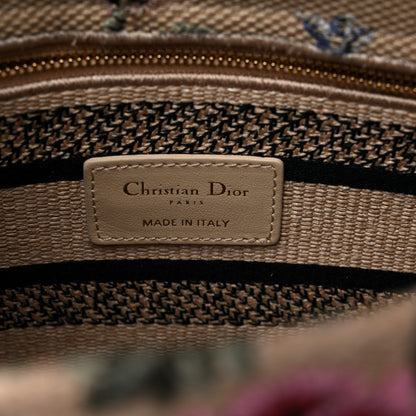 Christian Dior Canvas Embroidered Print Medium Lady D-Lite Multicolor 6 of 10