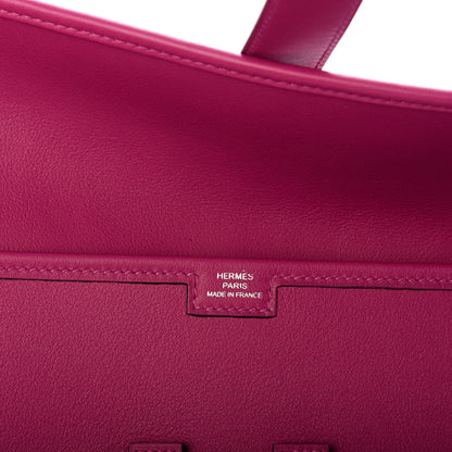 Hermes Swift Jige Elan 29 Clutch Rose Pourpre 6 of 7