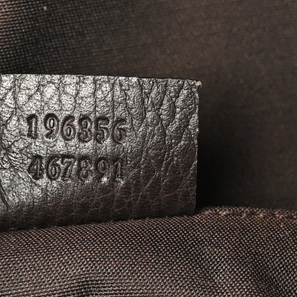 Gucci Crystal Monogram Large Carry On Duffle Bag Dark Brown 6 of 9