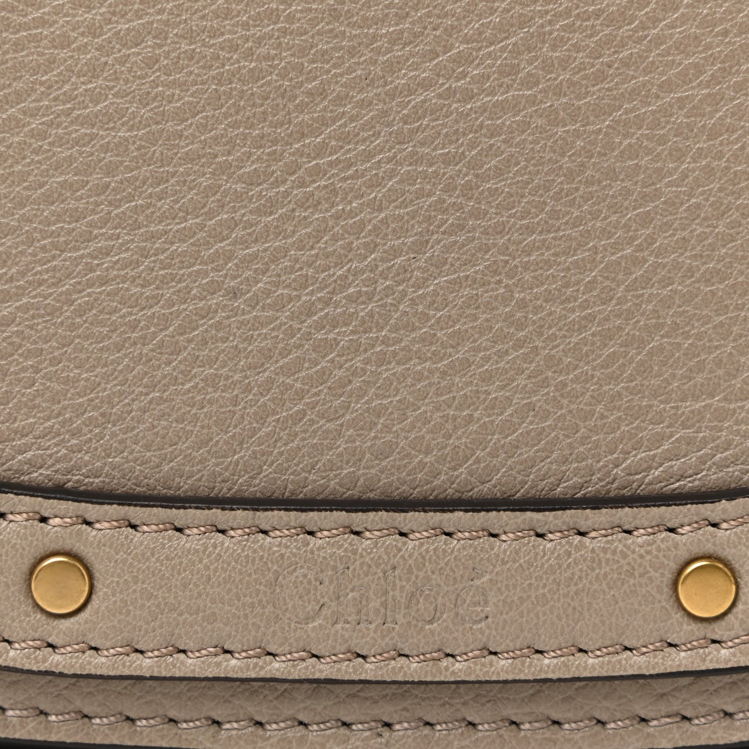 Chloe Calfskin Suede Medium Nile Bracelet Bag Motty Grey 11 of 12