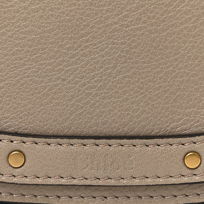 Chloe Calfskin Suede Medium Nile Bracelet Bag Motty Grey 11 of 12