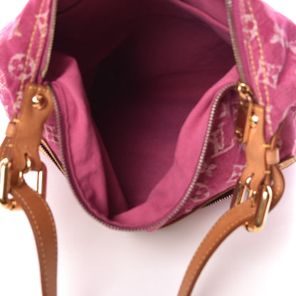 Louis Vuitton Denim Baggy GM Fuchsia 5 of 22