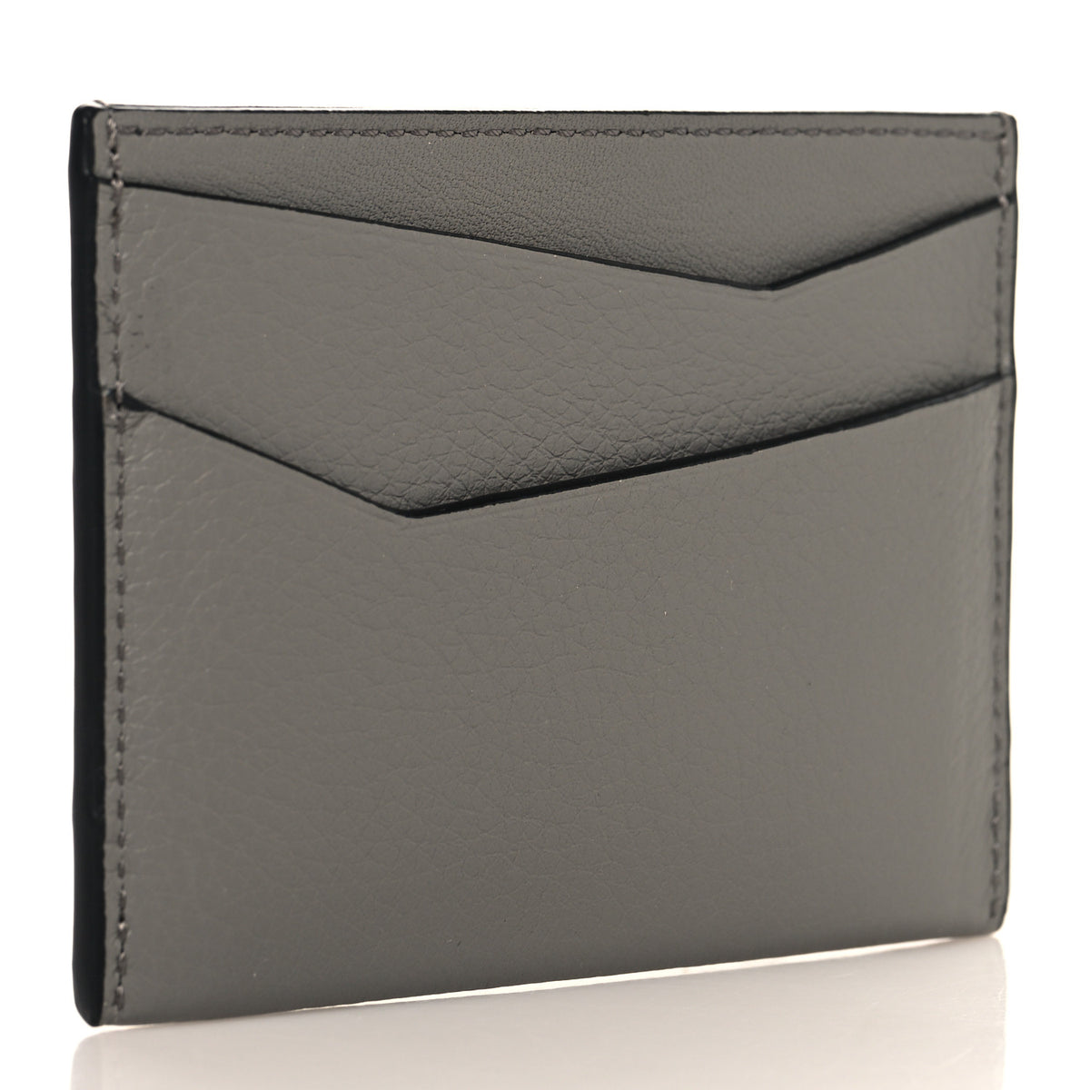 Loewe Calfskin Puzzle Card Holder Asphalt Grey 3 of 8
