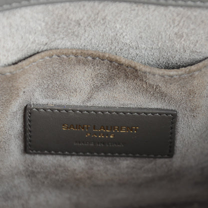 Saint Laurent Grained Calfskin Baby Sac De Jour Fog 6 of 7