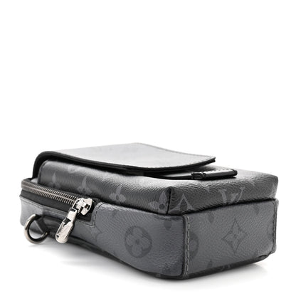 Louis Vuitton Monogram Eclipse Reverse Double Phone Pouch NM 4 of 10