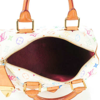 Louis Vuitton Monogram Multicolor Speedy 30 White 6 of 8