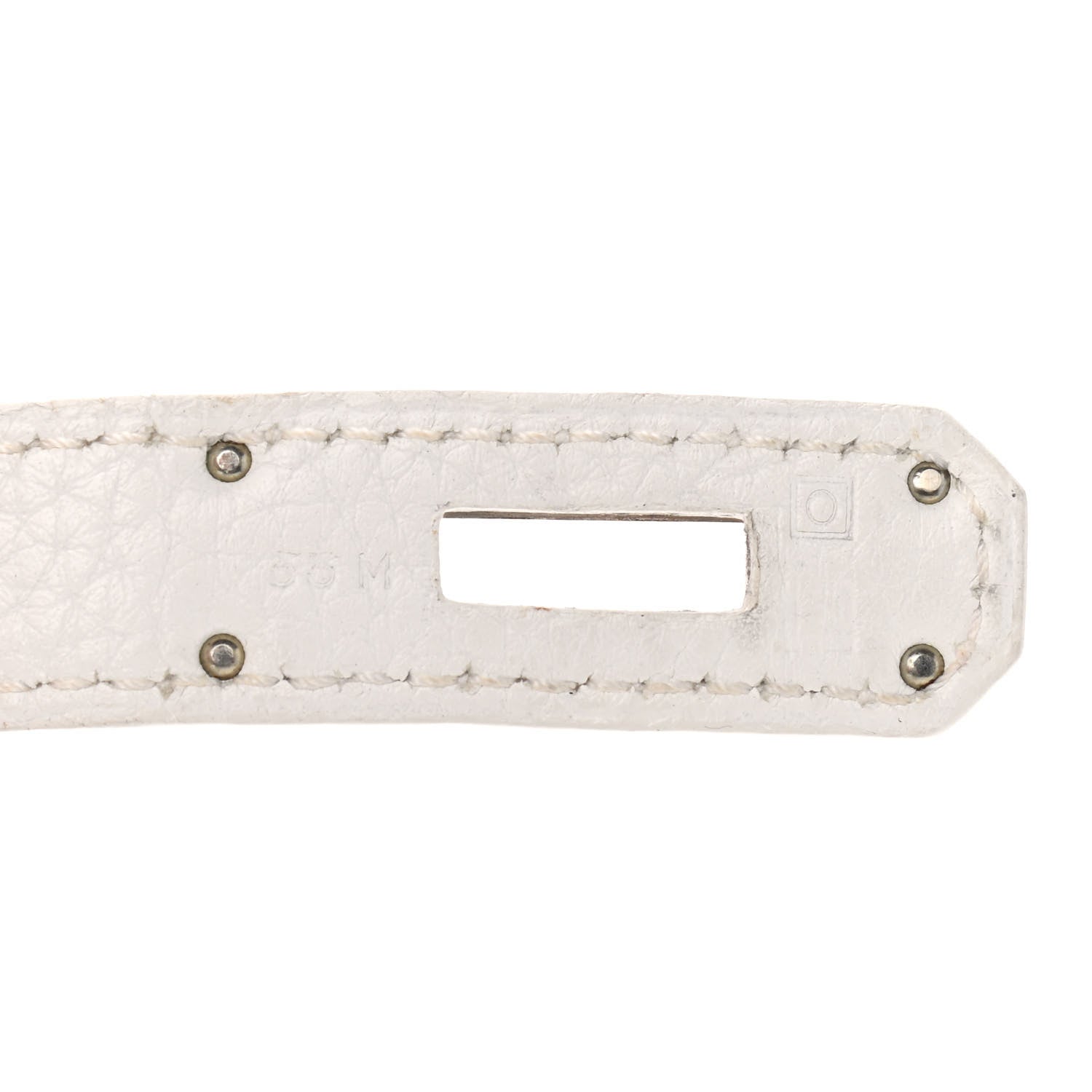 Hermes Taurillon Clemence Lizard Club Birkin 35 Blanc Gris Perle Sanguine 7 of 13