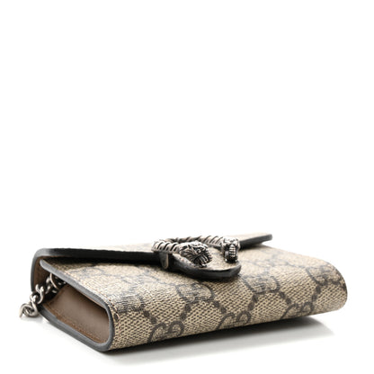 Gucci GG Supreme Monogram Dionysus Coin Purse Taupe 4 of 9