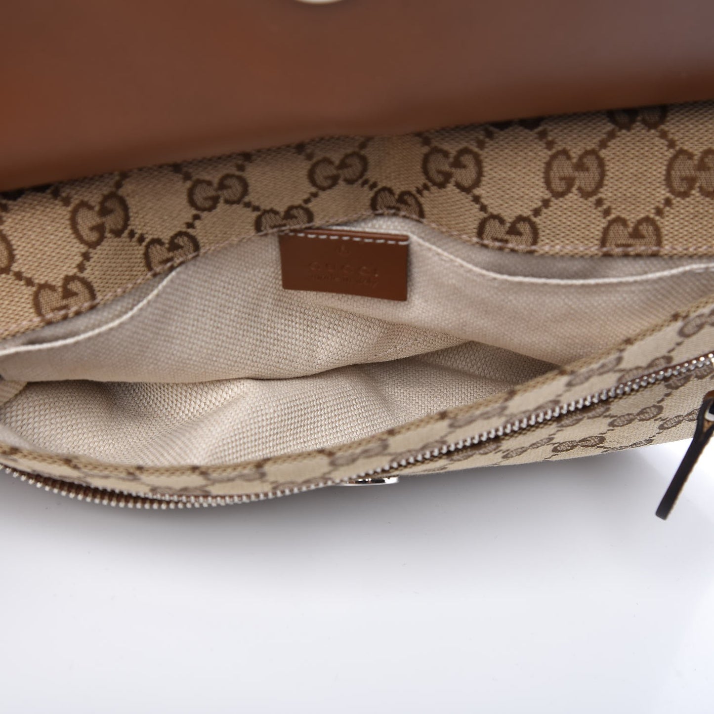 Monogram Belt Bag Brown