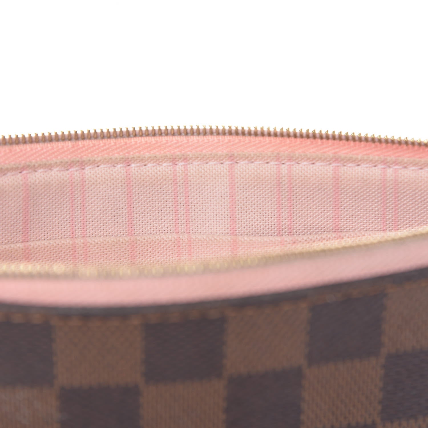 Louis Vuitton Damier Ebene Neverfull MM GM Pochette Rose Ballerine 17 of 17