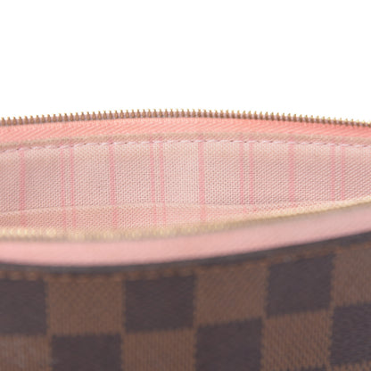 Louis Vuitton Damier Ebene Neverfull MM GM Pochette Rose Ballerine 17 of 17