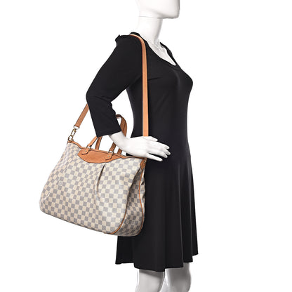 Louis Vuitton Damier Azur Siracusa GM 2 of 17