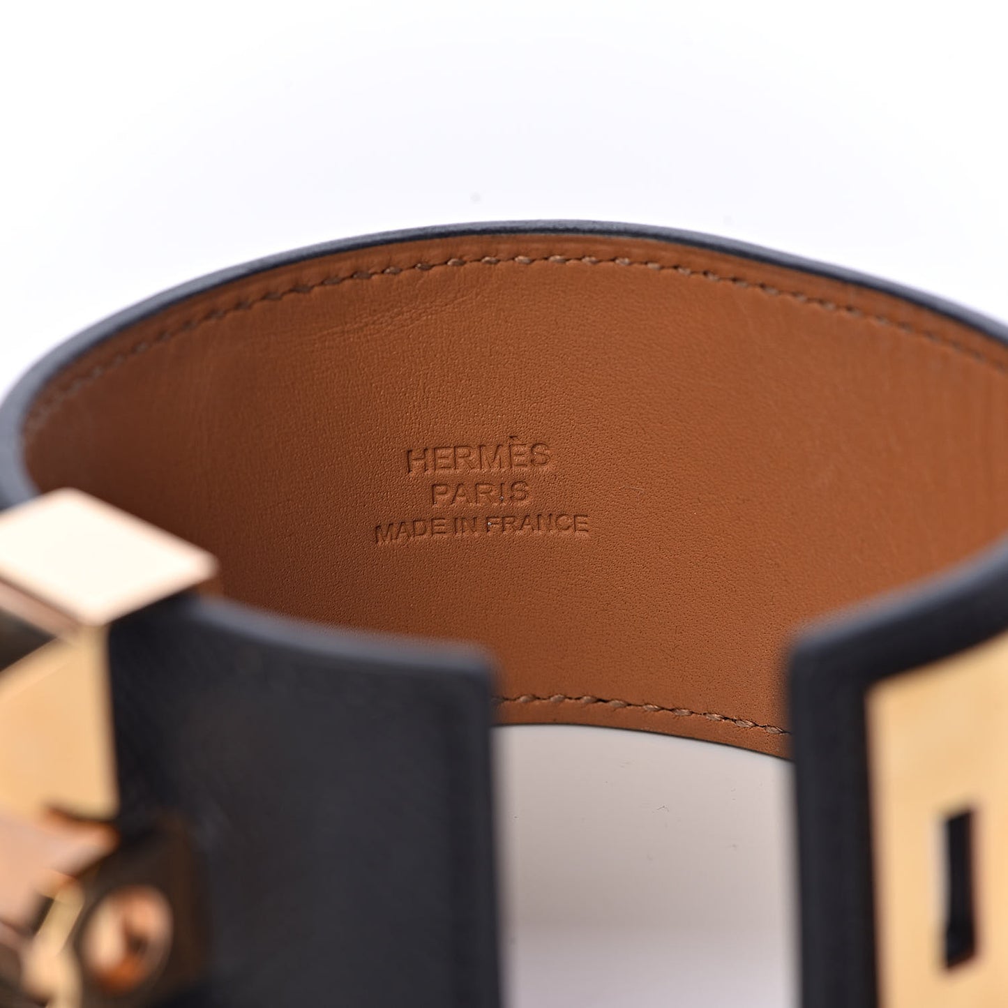 Epsom Collier de Chien CDC Bracelet XS Black