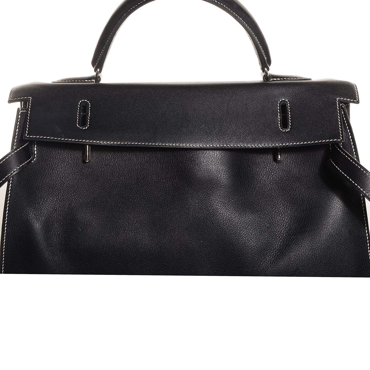 Hermes Swift Kelly Flat 35 Black 9 of 22