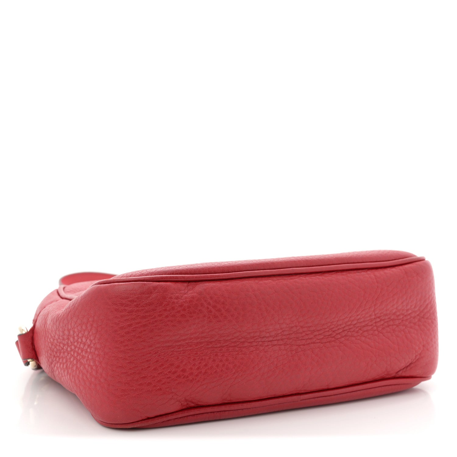 Gucci Pebbled Calfskin Small Soho Disco Bag Vibrant Red 4 of 14