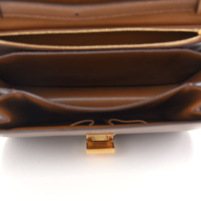 Celine Box Calfskin Medium Classic Box Flap Bag Camel 5 of 11