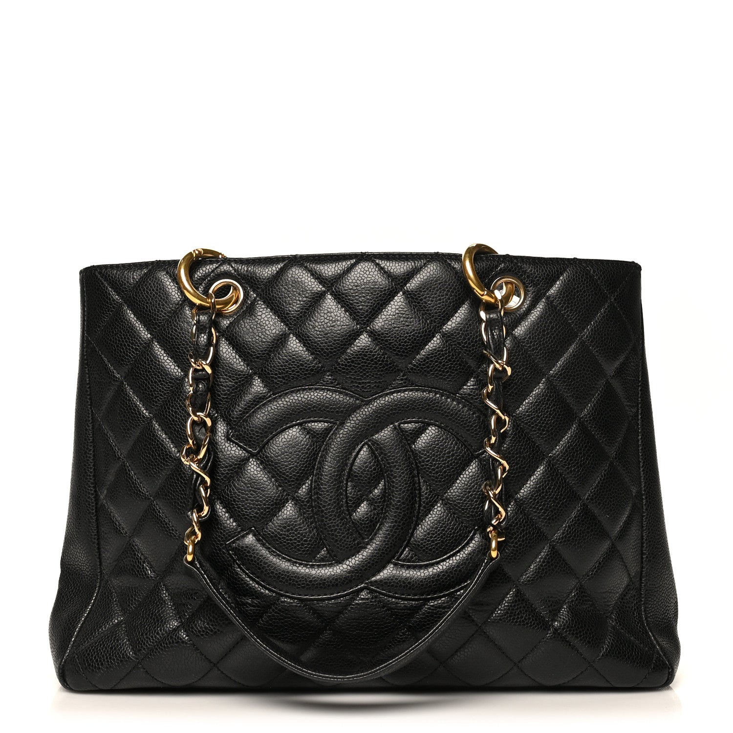 Chanel Caviar Quilted Grand Shopping Tote GST Black 1 of 6