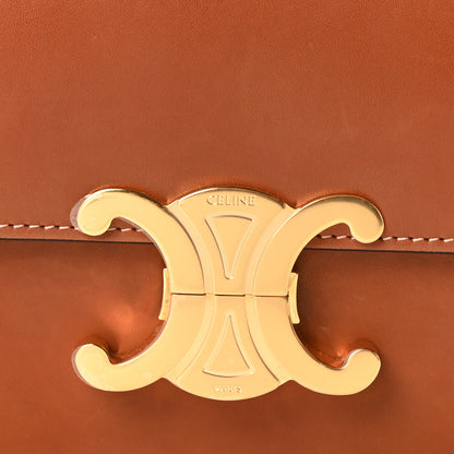 Celine Natural Calfskin Triomphe Shoulder Bag Tan 8 of 10