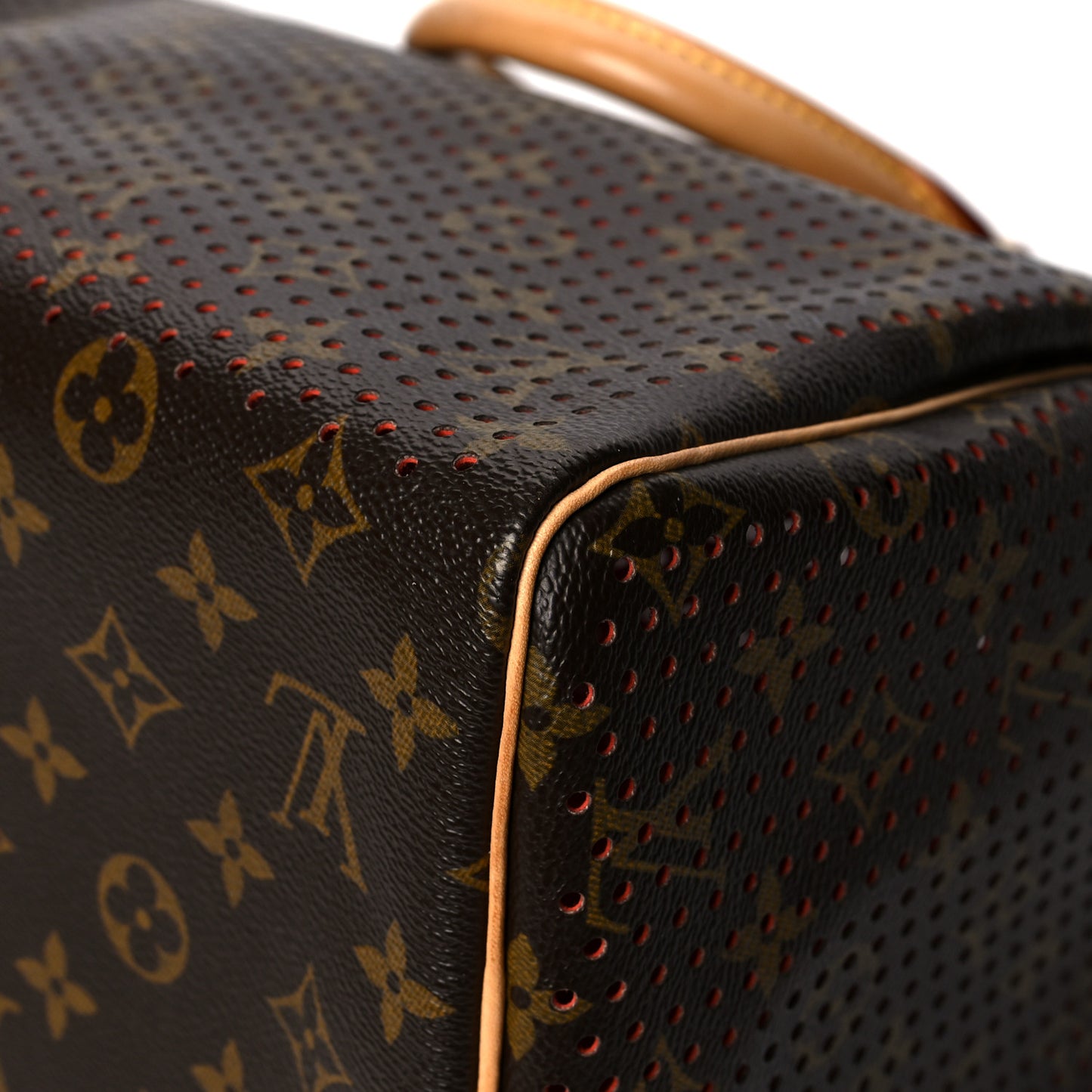 Monogram Perforated Speedy 30 Orange