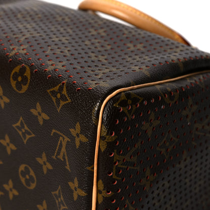 Louis Vuitton Monogram Perforated Speedy 30 Orange 11 of 11
