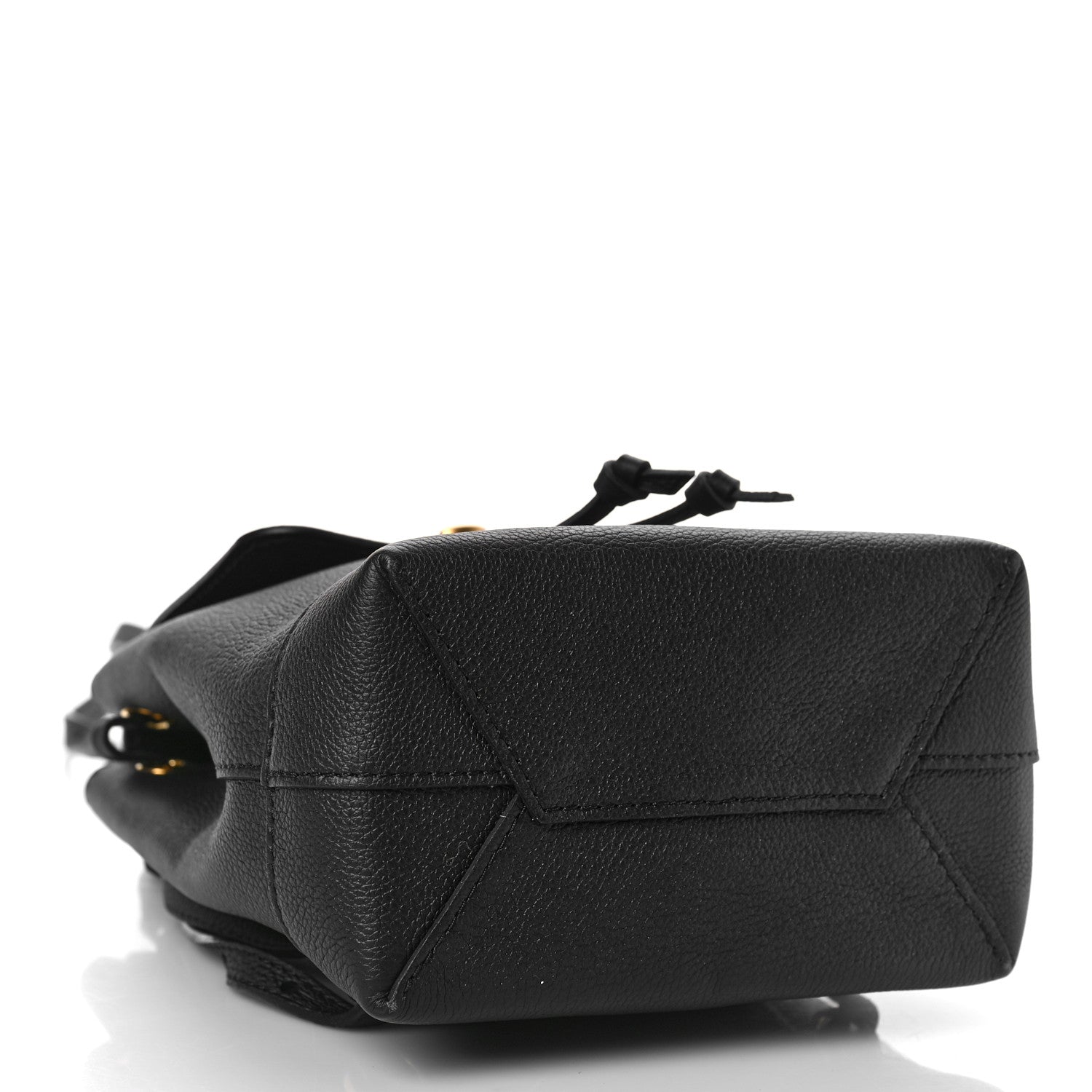 Louis Vuitton Calfskin Lockme Mini Backpack Black 3 of 7