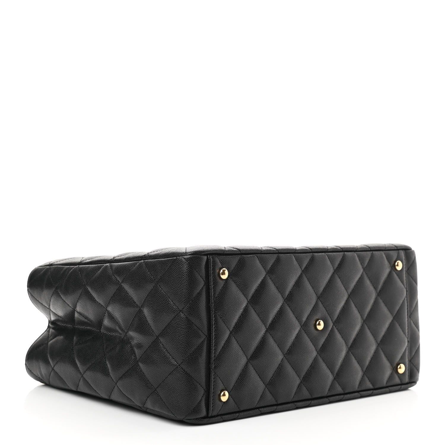 Chanel Caviar Quilted Small Shopping Tote Black 4 of 11