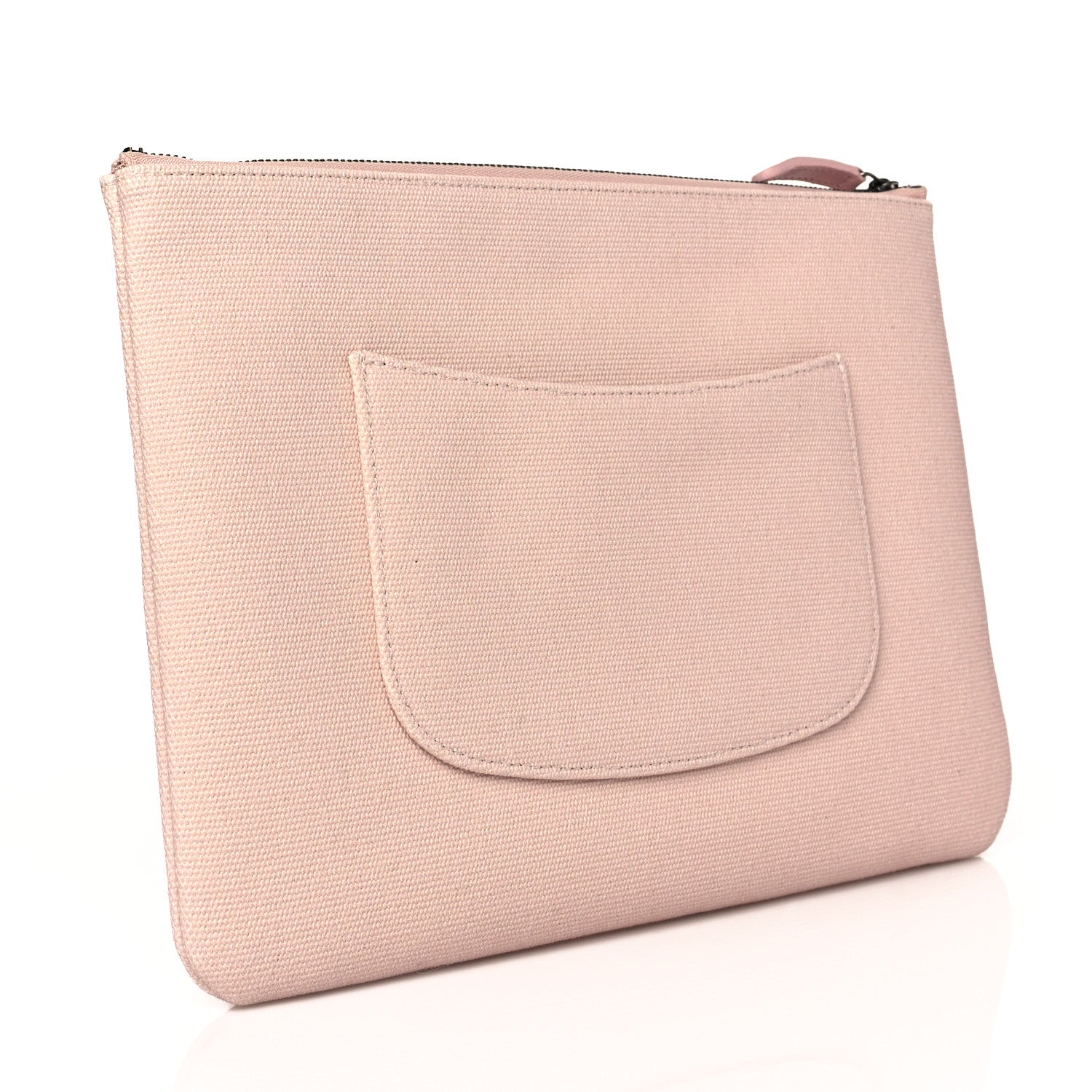 Chanel Canvas La Pausa Cosmetic Case Light Pink 3 of 10