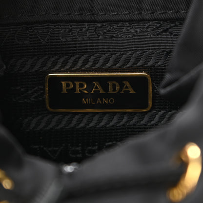 Prada Re-Nylon Duet Drawstring Shoulder Bag Black 6 of 9