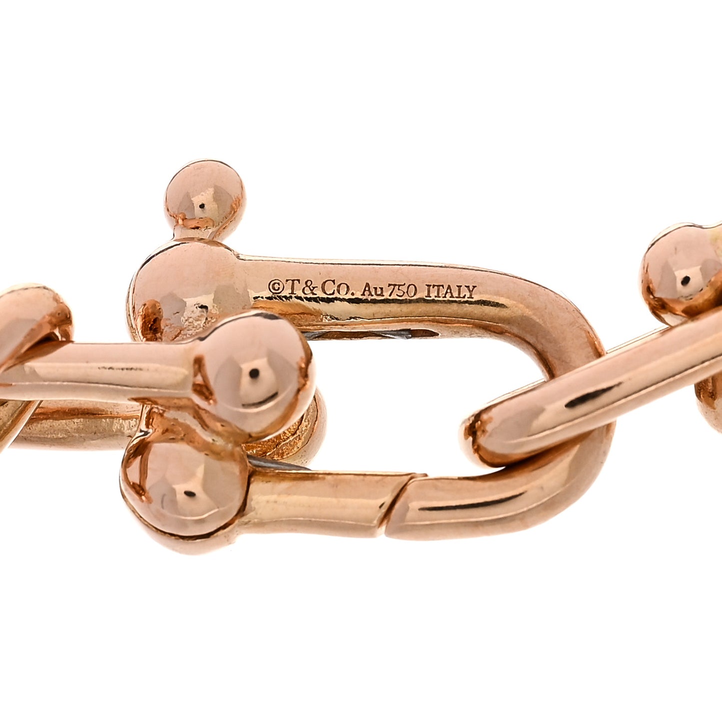 18K Rose Gold Small HardWear Link Bracelet