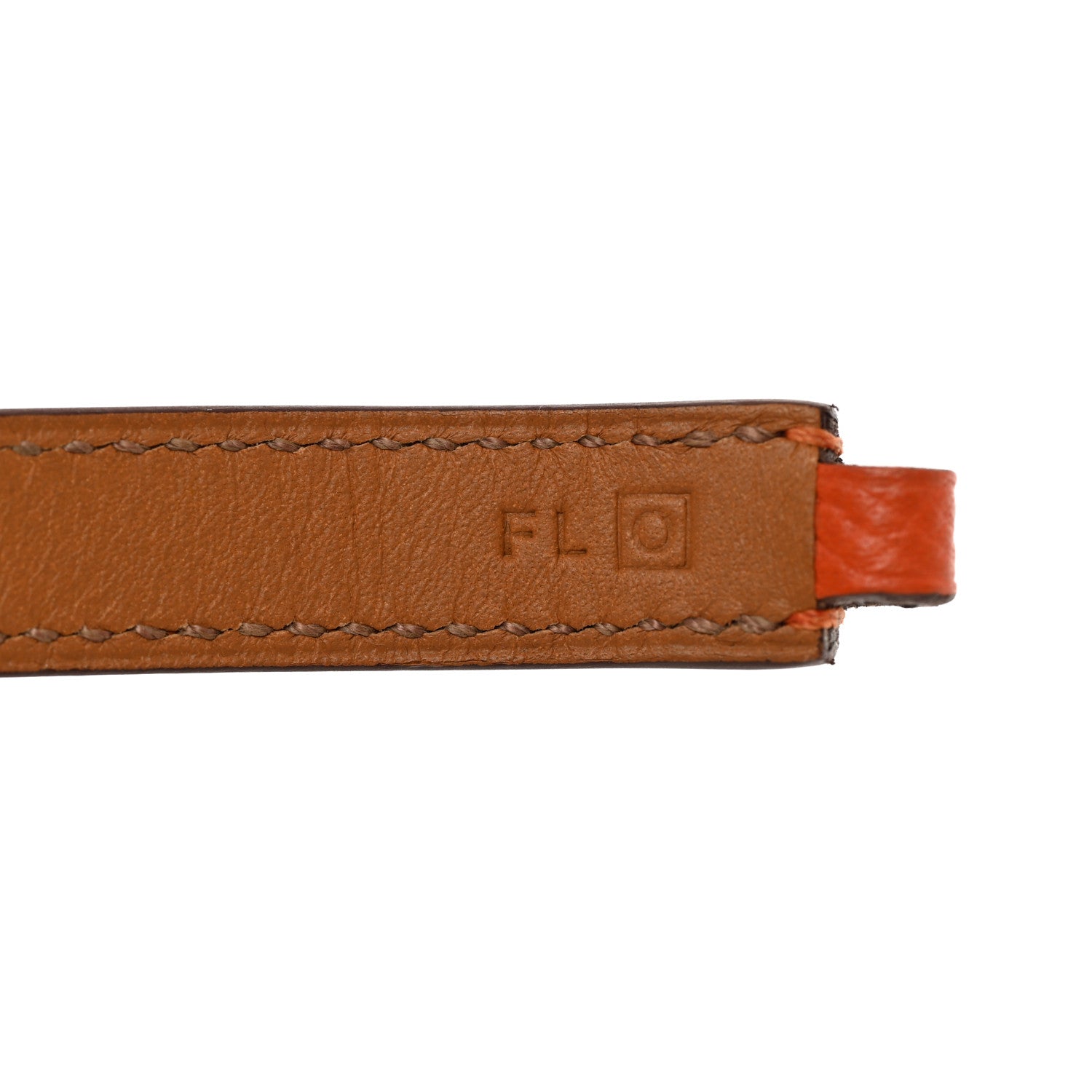 Hermes Epsom Rivale Double Tour Bracelet S Orange 6 of 6