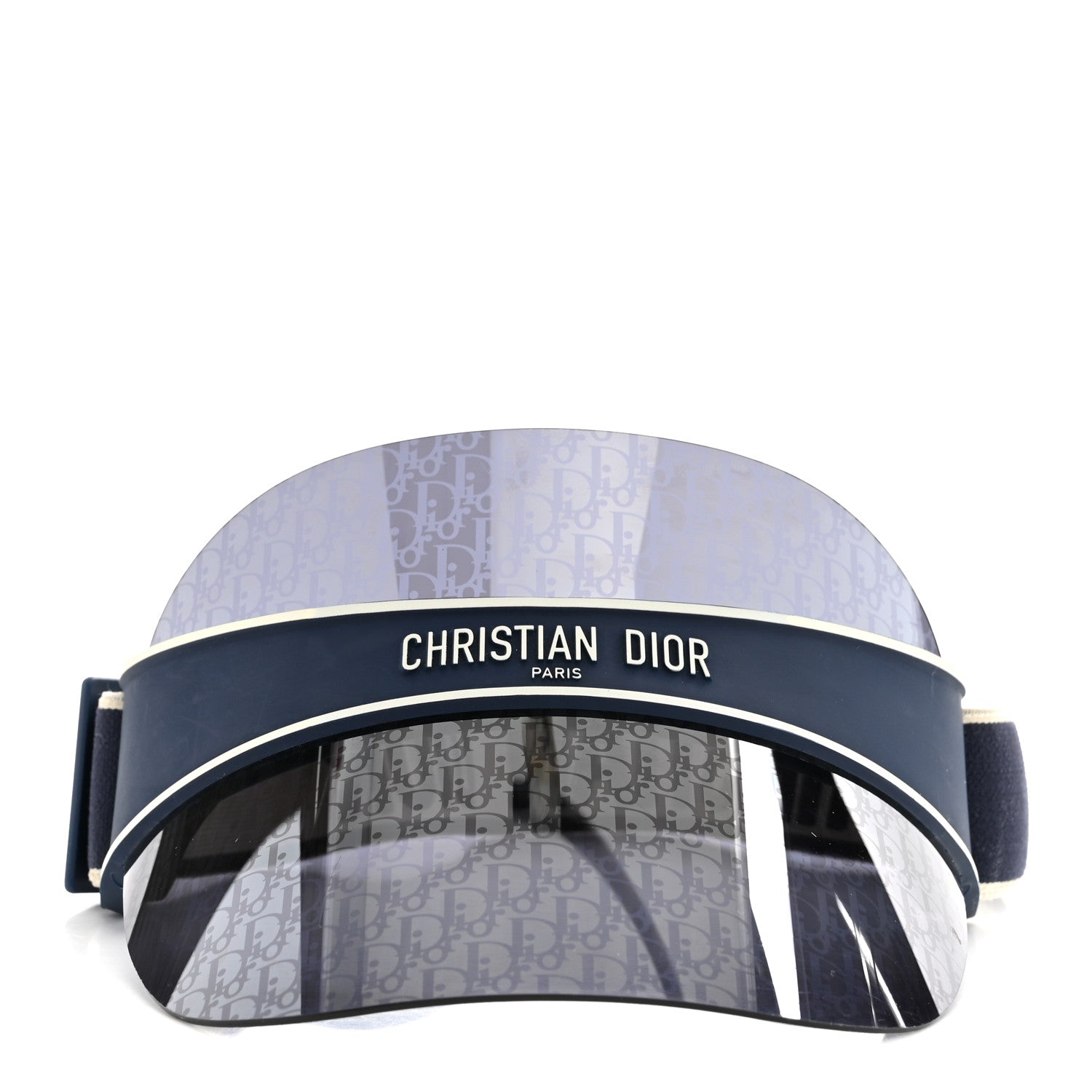 Christian Dior Oblique DiorClub V1U Sun Visor Blue 3 of 7